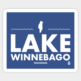 Fond du Lac County, Winnebago County, Calumet County, Wisconsin - Lake Winnebago Sticker